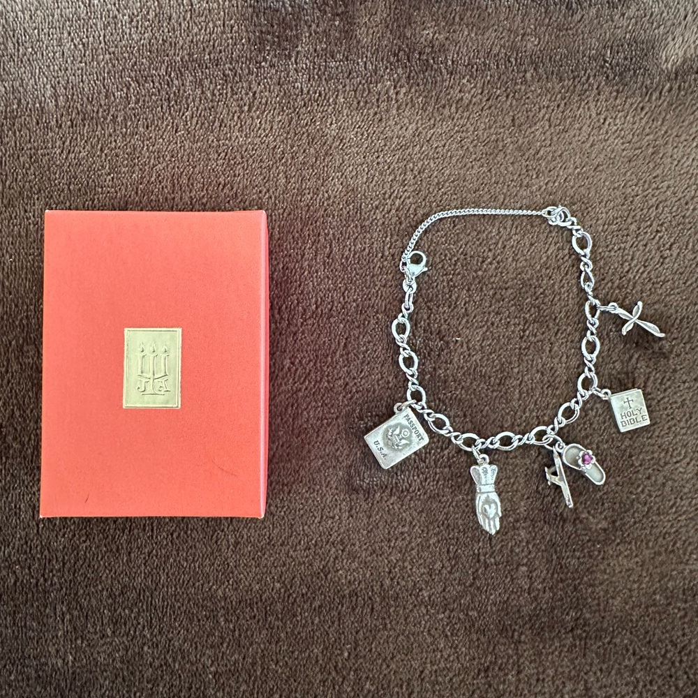James Avery Silver Charm Bracelet